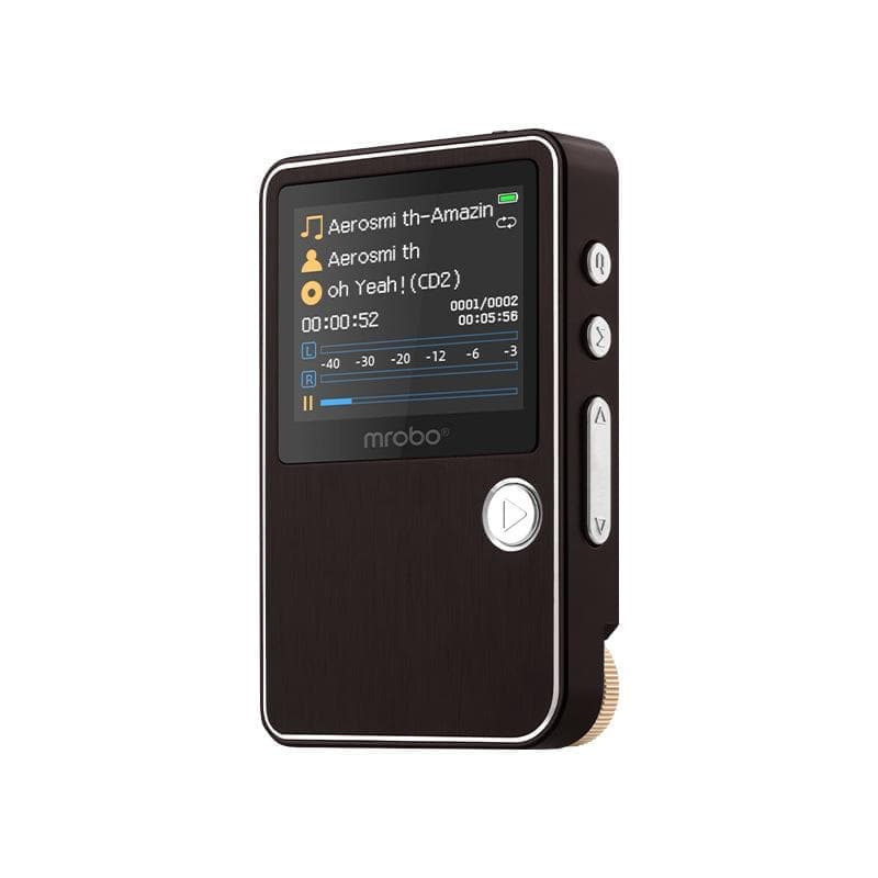 Mrobo HiFi Music Player With DAC Chip - 1.77-Inch Color Screen, Scroll Wheel Control, Supports Lossless Audio & AMV Video 8GB