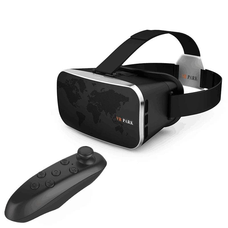 VRPARK V3 Mobile VR Headset for 3D Movies & Games Universal Smartphone VR Glasses With Y1 Remote Controller