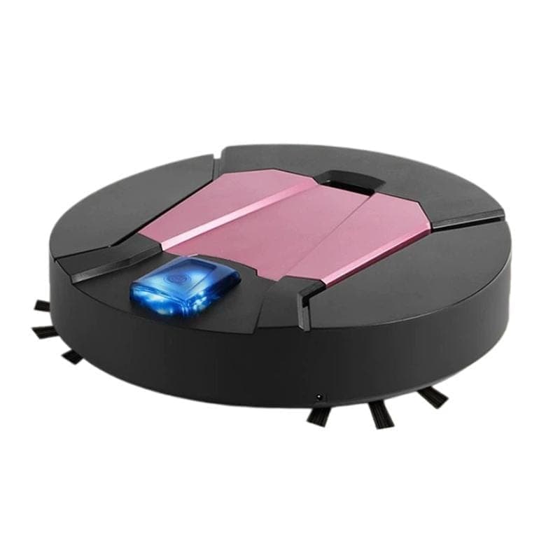 Mini Rechargeable Household Sweeping Robot Smart Vacuum Cleaner Cleaning Machine, Spec: Black