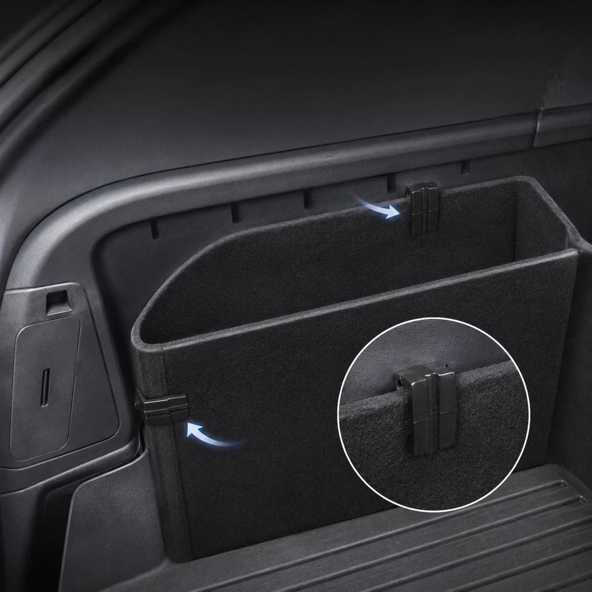 For Tesla Model 3 / Y Storage Compartment Securing Clips 1472872-00-C