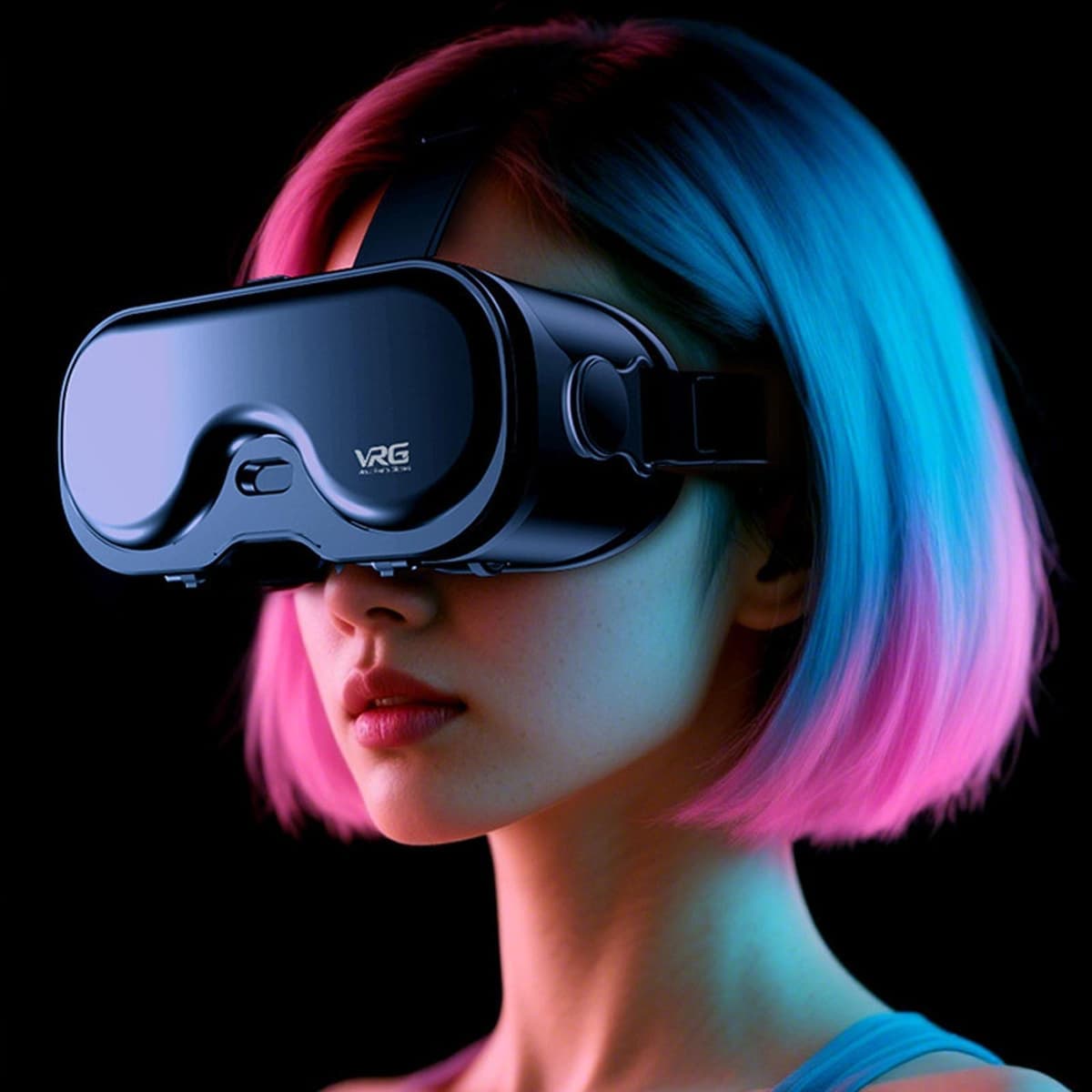 VRG Q8 Virtual Reality 3D Panoramic Gaming Mobile VR Headset, Spec: Standard