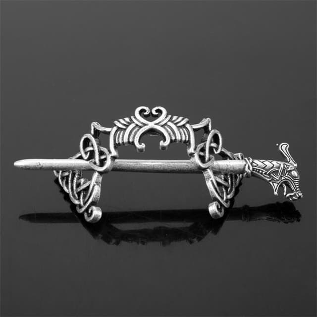 Large Celtics Knots Crown Hairpins Jewelry Vintage Viking Runes Women Girl Hairpin Hair Clips Stick Slide Accessories 260