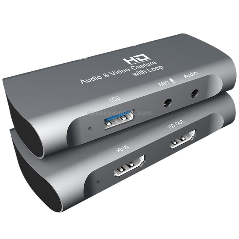 Z27 HDM Female + Mic to HDM Female USB 2.0 Video Audio Capture Box