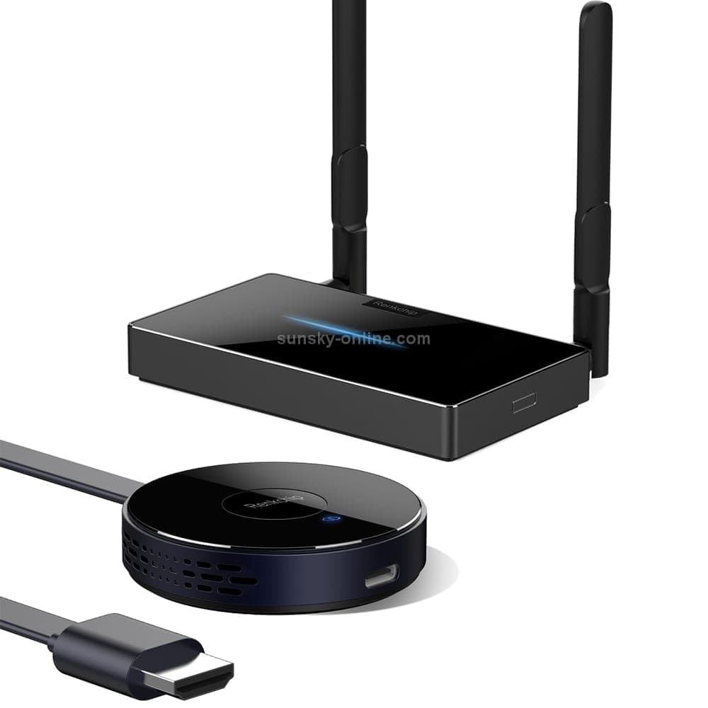 Z1 Wireless HDMI Screen Display Dongle Receiver + Transmitter Kit (Black)