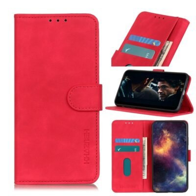 Retro Texture PU + TPU Horizontal Flip Leather Case with Holder & Card Slots & Wallet, For Wiko View 3 Lite, For Wiko View 3, For Wiko Y50 / Sunny 4, For Wiko Y60, For Wiko Y70, For Wiko Y80, For Alcatel 1V (2019), For Alcatel 3X (2019)…