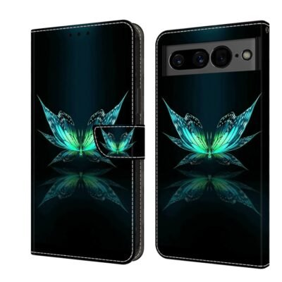 Crystal 3D Shockproof Protective Leather Phone Case, For Google Pixel 7, For Google Pixel 6a