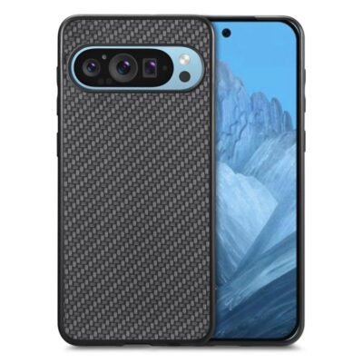Carbon Fiber Texture Leather Back Cover Phone Case, For Google Pixel 10 Pro XL, For Google Pixel 10 / 10 Pro, For Google Pixel 9a, For Google Pixel 9 Pro XL, For Google Pixel 9 / 9 Pro, For Google Pixel 7a, For Google Pixel 6a, For Google Pixel 6 Pro…